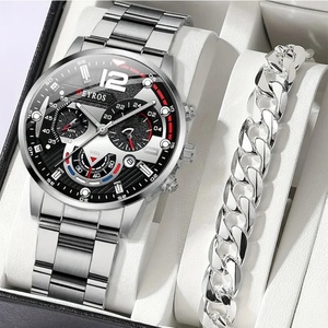 Luxury Mens <b>Silver</b> Quartz <b>Watch</b> With Stainless Steel Bracelet Men Fashion Business Casual <b>Watch</b> Luminous Clock - Product Image 4