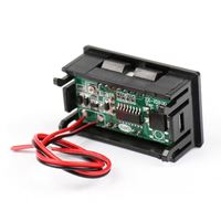 Indicateur de niveau de charge de la batterie de voiture 12V 24V 36V 48V 60V 72V Compteur de capacité de la batterie au lithium Testeur de voltmètre numérique LED 0.56"