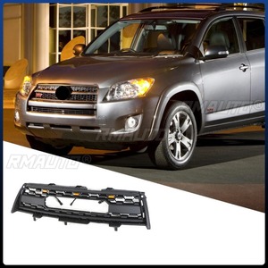 Grille de pare-chocs avant de voiture, grilles de course, calandre pour Toyota RAV4 2009-2012, kit carrosserie, accessoires automobiles - Product Image 3