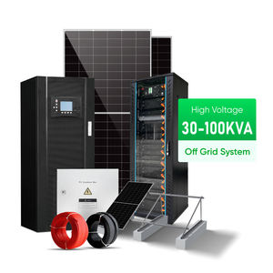 Lưới Lai 30Kw 50kw 100kw 200Kw 500kw 1000kw hệ thống năng lượng mặt trời hoàn chỉnh với hệ thống năng lượng mặt trời làm mát không khí trên lưới - Product Image 1
