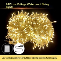 Guirlande lumineuse LED colorée étanche 24V basse tension effet ciel étoilé pour centres commerciaux et festivals