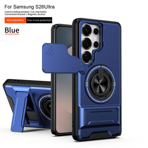 Custodia <span class=keywords><strong>Protettiva</strong></span> Magnetica con Supporto per Fotocamera Scorrevole per Samsung S26 <span class=keywords><strong>Ultra</strong></span>, Compatibile con Samsung S26 S25 S24 Plus - Product Image 1