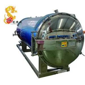 Commercial pressure canned fish processing double door autoclave retort sterilization machine