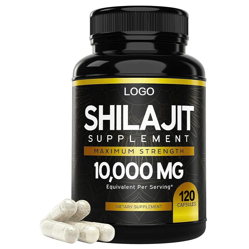 Oem Shilaji özü kapsül takviyesi bağışıklık desteği için eser mineraller zengin 10,000 Mg saf Shilaji himalaya kapsüller