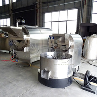 Machine à torréfier le cacao 200 kg/lot, châtaignier