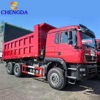 Самосвал SINOTRUK HOWO 6X4 с дизельным двигателем 380 л.с., 10 колес, гидравлическая система самосвального механизма