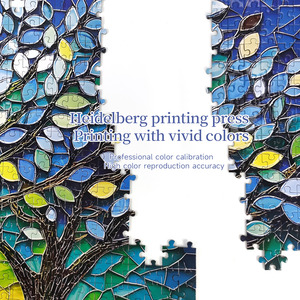 Rompecabezas de Mosaico de Vidrio de 1000 Piezas Árbol de la Vida, Juguete Educativo Estimulante para Adultos, Set de Regalo Familiar - Product Image 3