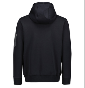 Sweat à capuche décontracté pour <span class=keywords><strong>homme</strong></span> en molleton 320 GSM, 55% coton 45% polyester, col montant, fermeture éclair, poches kangourou et points de renfort, idéal pour l'automne - Product Image 2