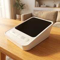 Tensiomètre intelligent portable automatique à écran LCD pour le bras supérieur, dispositif médical de haute précision pour usage domestique et hospitalier