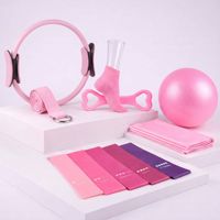 Set de Pilates Ecológico Premium al por Mayor con Anillo, Pelota y Bandas Elásticas para Programas de Venta Minorista, Entrenamiento en Estudio y Uso Doméstico