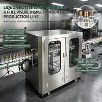 Équipement d'inspection automatisé de haute précision pour le contrôle en ligne de la position des étiquettes et des bouchons manquants ou décalés des bouteilles d'alcool