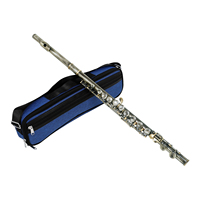 C Key Flutes Closed 16 Hole Flute Antique Bronze Woodwind Instrument for Beginner Bronze