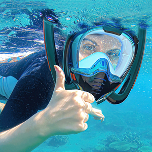 <span class=keywords><strong>Gafas</strong></span> de Snorkel JSJM Antivaho <span class=keywords><strong>con</strong></span> <span class=keywords><strong>Tubo</strong></span> Doble de Gel de Silicona, Máscara de Snorkel Completamente Seca, <span class=keywords><strong>Gafas</strong></span> de Natación, <span class=keywords><strong>Gafas</strong></span> de Buceo - Product Image 5