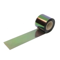 Rollos de Etiquetas Decorativas de Transferencia Térmica con Cambio de Color, Holográficas, de PET, Duraderas y de Alta Calidad, Personalizables