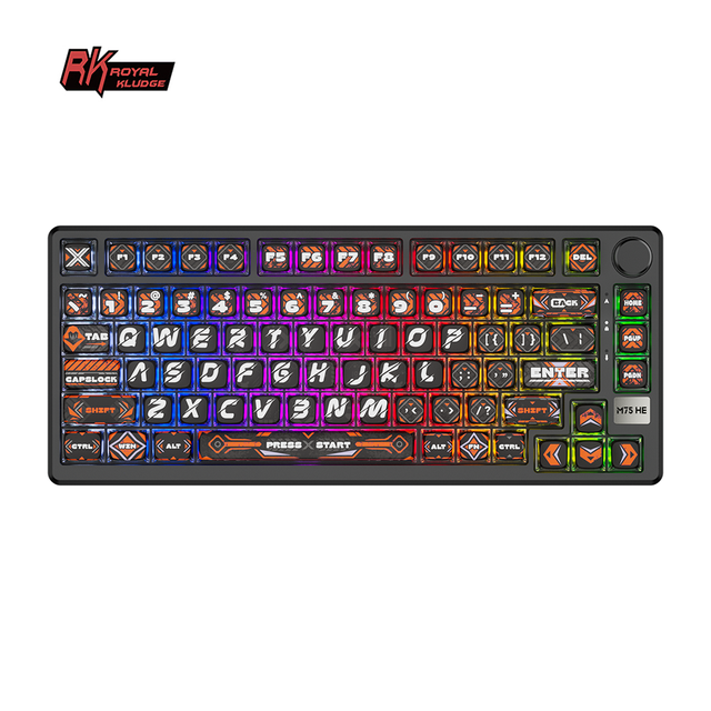 RK Royal Kludge RKM75 HE 8000Hz 8K Ultra-Low Latency With Magnetic Switch Gaming Mechanical Keyboard