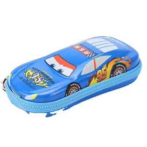 FAMA BSCI OEM BAGS Supplier SEDEX Audit Factory EVA Pencil Cases Cartoon Car Shape Pencil Box For Student Children