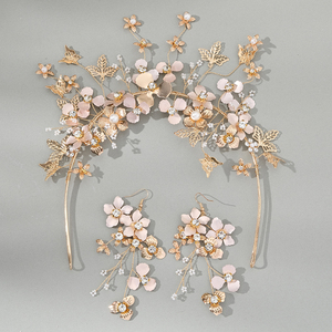 Accessoires <span class=keywords><strong>de</strong></span> cheveux <span class=keywords><strong>de</strong></span> mariée Pageant faits à la main couronnes <span class=keywords><strong>de</strong></span> cristal pour les reines strass diadèmes casque boucles d'oreilles - Product Image 5