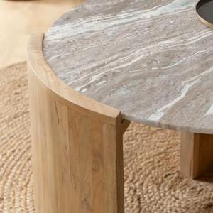 Elegante Mesa de Centro Moderna de Madera, Diseño Ecológico, Material Duradero, Superficie Amplia, Ideal para el Hogar y la Oficina - Product Image 5