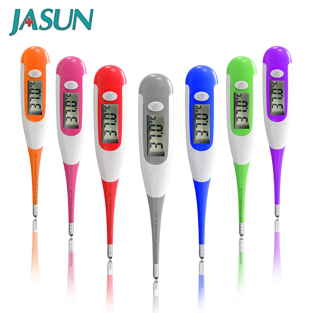 Jasun chất lượng hàng đầu y tế nguồn cung cấp lâm sàng không thủy ngân miễn phí miệng trực tràng nách kỹ thuật số sốt termometro Nhiệt kế