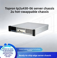 Châssis de serveur avec alimentation électrique prenant en charge six disques amovibles à chaud de 2,5 pouces montés à l'avant, carte mère E-ATX