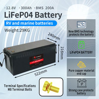 Paket Baterai Lifepo4 12v 100AH 200AH 24v 100ah 200ah 300ah 460ah 48V Lithium Ion Deep Cycle