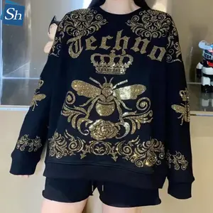 Brilhante fixação pedrinhas transferência de calor desenhos bling dragonflly animal motivo para a camisa imperdível