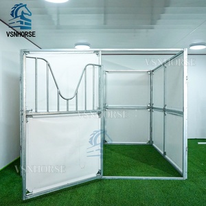 Taşınabilir geçici at PVC branda ağır vinil kumaş at barınak ile istikrarlı açık taşınabilir istikrarlı - Product Image 3
