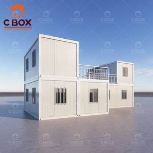 Edificios Prefabricados Modulares Cbox de 2 Pisos con Paneles Sándwich, Oficina Moderna, Campamento Minero, Casa Contenedor Desmontable - Product Image 1