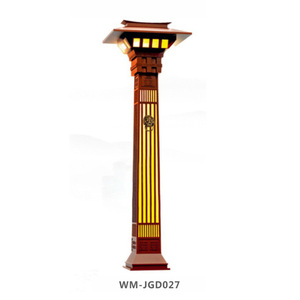 Lámpara de Jardín LED Solar con Poste de Hierro, Diseño Azul con Patrones, IP66, 2700K, Luz Blanca Cálida Suave, Sensor de Movimiento, Garantía de 10 Años - Product Image 2