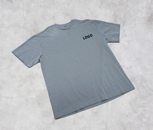 T-shirts Homme Oversize Respirants à Col Rond et Manches Courtes – Tissu Mélange Polyester/Coton 210g, Motif Sérigraphié, Option Vierge - Product Image 2