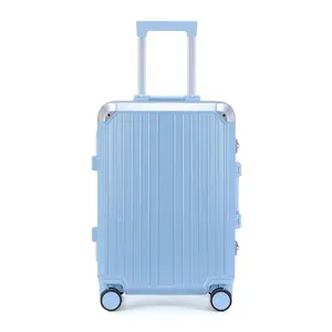 Moda başkanı PC arabası seyahat bavul alüminyum bagaj