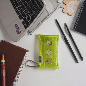 लड़कियों के लिए प्यारा सानीरो कुर्मी पारदर्शी छात्र पेन मेकअप बैग - Product Image 6