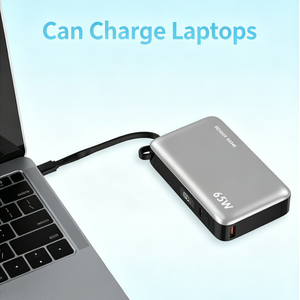Batterie externe 65W PD à charge rapide <span class=keywords><strong>20000mAh</strong></span> avec câble Type-C intégré, affichage numérique, <span class=keywords><strong>chargeur</strong></span> <span class=keywords><strong>portable</strong></span> pour ordinateur <span class=keywords><strong>portable</strong></span> - Product Image 6
