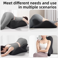 Oreiller en mousse à mémoire de forme Kamasutra, oreiller intime, soutien corporel personnalisé pour les couples, 100% polyester, forme irrégulière, multifonction