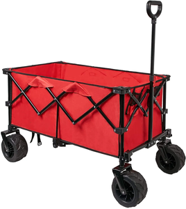 Foldable 4-Wheel Mesh <strong>Trolley</strong> <strong>Cart</strong> with Large Capacity Collapsible Portable 600D Oxford Cloth Shopping Storage OEM Customizable - Product Image 2