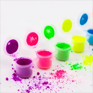 Cosmetic Safe Neon UV Powder Fluorescent Dye Loose Pigment for Acrylic Paint Candle Soap Resin Tarts