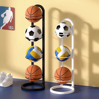 Étagère de rangement sur pied en métal pour salle de sport, basket-ball, football, volley-ball - Affichage publicitaire, utilisation en vente au détail