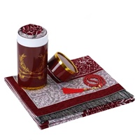 Nouvel Ensemble de Cadeaux de Ramadan Islamiques : Tapis de Prière Portable Musulman avec Boîte Cadeau