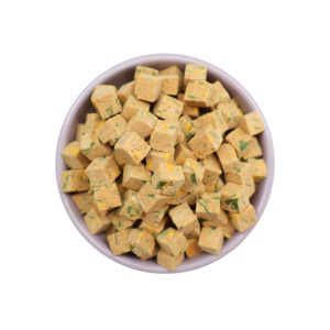 Friandises pour chiens au mélange de viande et de légumes nutritifs, <span class=keywords><strong>saumon</strong></span> lyophilisé naturel premium sain avec épinards et citrouille - Product Image 4