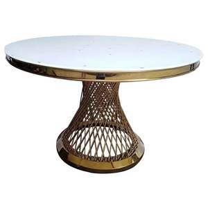 Chaises de salle à manger extensibles en acier inoxydable Dragon Mart Dubaï, design Eero <span class=keywords><strong>Saarinen</strong></span> Tulip, utilisation hôtelière, table de banquet moderne - Product Image 3