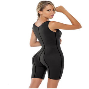 Neopreen Full Body Shaper Sauna Zweet Suits Hot Afslanken Taille Trainer Gewichtsverlies <span class=keywords><strong>Bodysuit</strong></span> Vrouwen Taille Cincher - Product Image 4