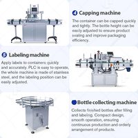 Machine de remplissage rotative à vis sans fin pour lessive, lait, café froid, poudre, avec bouchon et capuchon Cherry Stopper, pour ligne de mise en conserve - En promotion