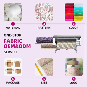 Kahn Tana tự do London vải tinh khiết cotton hữu cơ kỹ thuật số tự do cỏ in vải cho Ăn mặc - Product Image 2