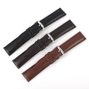 Bracelet de montre connectée de luxe en cuir véritable grain crocodile respirant pour <span class=keywords><strong>homme</strong></span>, boucle ardillon, utilisations multiples, différentes tailles 14 mm - Product Image 5