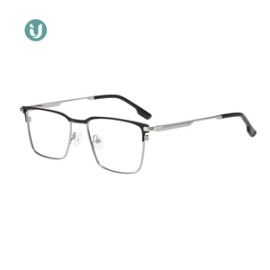 IU-LM1014 Vente en gros <span class=keywords><strong>de</strong></span> montures <span class=keywords><strong>de</strong></span> lunettes fines en métal pour hommes, montures <span class=keywords><strong>de</strong></span> lunettes <span class=keywords><strong>de</strong></span> <span class=keywords><strong>vue</strong></span> - Product Image 3