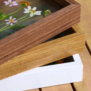 Cadre <span class=keywords><strong>photo</strong></span> en verre double face créatif fait à la main cadres en <span class=keywords><strong>bois</strong></span> fleurs séchées image transparente spécimen en <span class=keywords><strong>bois</strong></span> <span class=keywords><strong>Photo</strong></span> - Product Image 5