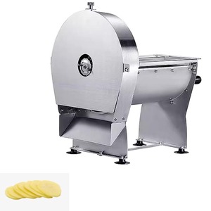 Rebanadora Manual de patatas fritas de aguacate y plátano, rebanadora Industrial de acero inoxidable con Motor proporcionado, 72W, 1-10mm - Product Image 1