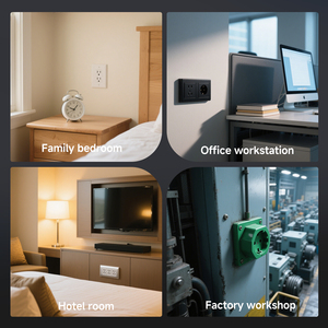 NOYAFA NF-824 Detector de Disyuntores Digitales y Probador de Tomas GFCI - Comprobador de Voltaje con Detección de Voltaje sin Contacto - Product Image 6