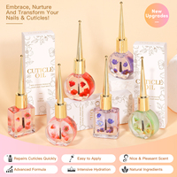Huile à Cuticules Personnalisée avec Logo Marque Privée, Soin des Ongles, Réparation des Cuticules, Ongles Sains, Huile Naturelle Parfumée avec de Vraies Fleurs