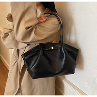 Vintage Große Kapazität Retro Weiche PU Damen Schultertasche 2026 Neue Mode Tägliche Büro Casual Pendler Laptop Tragetasche